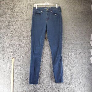 Universal Thread Jeans Women 10/30 Long Blue High Rise Skinny Stretch Denim